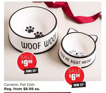 Kitchen Stuff Plus Ceramic pet dish offer