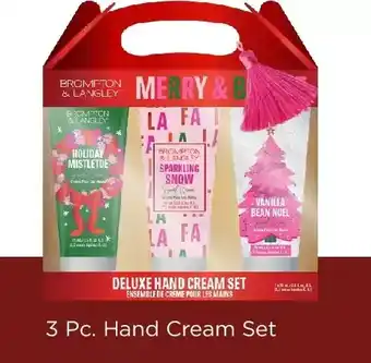 Kitchen Stuff Plus Brompton & langley 3 pc. hand cream set offer