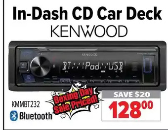 2001 Audio Video Kenwood in-dash cd car deck offer