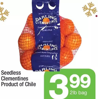 Highland Farms Seedless clementines offer