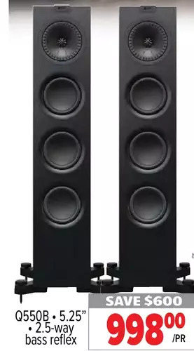 2001 Audio Video Floorstanding speakers offer