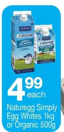 Highland Farms Naturegg simply egg whites or organic offer