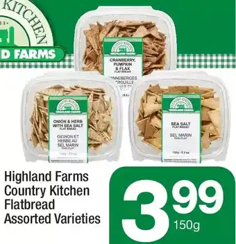 Highland farms country kitchen flatbread