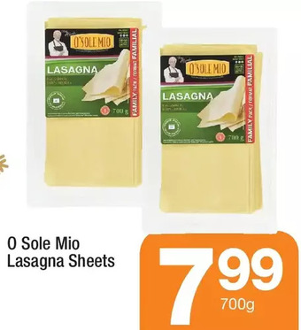Highland Farms O sole mio lasagna sheets offer