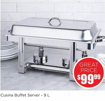 Kitchen Stuff Plus Cusina buffet server offer