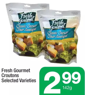 Highland Farms Fresh gourmet croutons offer