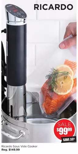 Kitchen Stuff Plus Ricardo sous vide cooker offer