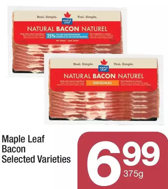 Highland Farms Maple leaf bacon offer