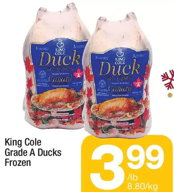 Highland Farms King cole grade a ducks frozen offer