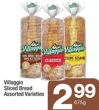 Highland Farms Villaggio sliced bread offer