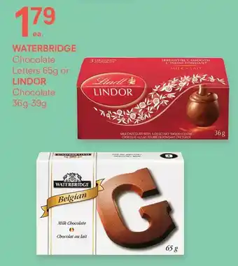 Guardian Pharmacy Waterbridge chocolate letters or lindor chocolate offer