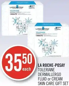 Shoppers Drug Mart La roche-posay toleriane dermallergo fluid or cream skin care gift set offer