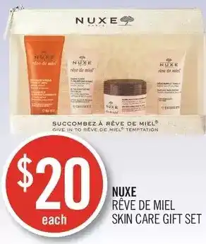 Shoppers Drug Mart Nuxe rêve de miel skin care gift set offer