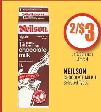 Shoppers Drug Mart Neilson chocolate milk offer