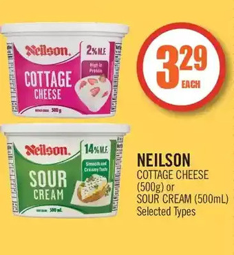 Shoppers Drug Mart Neilson cottage cheese or sour cream offer