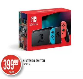 Shoppers Drug Mart Nintendo switch offer