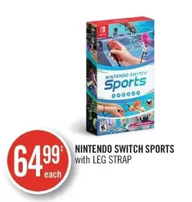 Shoppers Drug Mart Nintendo switch sports with leg strap offer