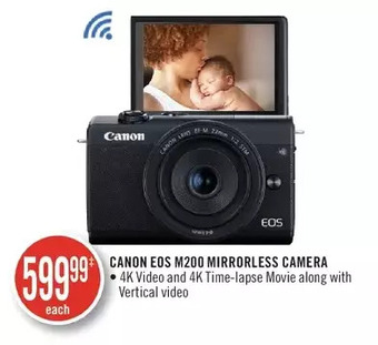 Shoppers Drug Mart Canon eos m200 mirrorless camera offer