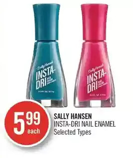 Shoppers Drug Mart Sally hansen insta-dri nail enamel offer