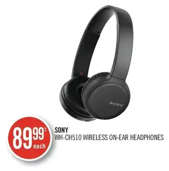 Shoppers Drug Mart Sony wh-ch510 wireless on-ear headphones offer