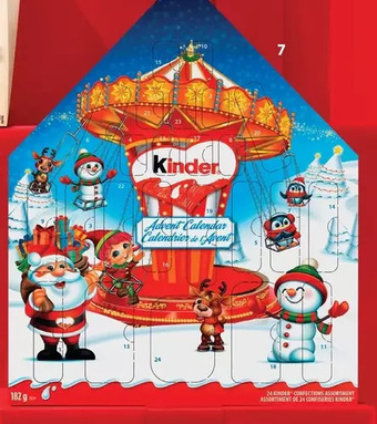 Shoppers Drug Mart Kinder advent calendar offer
