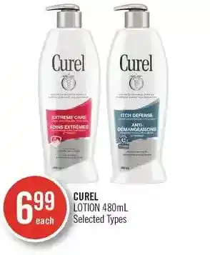 Shoppers Drug Mart Curel lotion offer