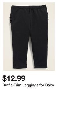 Old Navy Ruffle-trim leggings for baby offer