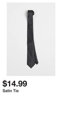 H&M Satin tie offer