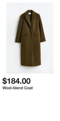 H&M Wool-blend coat offer