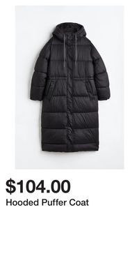 H&M Hooded puffer coat offer