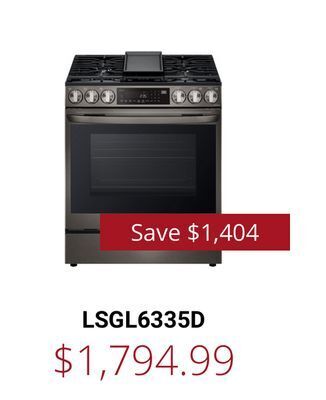 Canadian Appliance Source Lg range offer