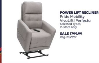 Wellwise by Shoppers Power lift recliner pride mobility vivalift! perfecta offer