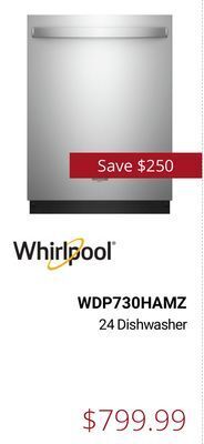 Canadian Appliance Source Whirlpool 24 dishwasher offer