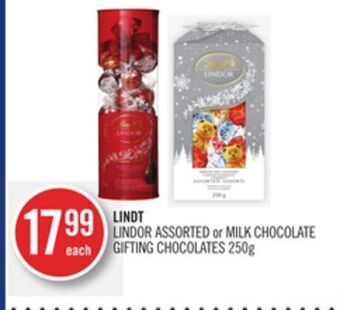 Shoppers Drug Mart Lindt lindor assorted or milk chocolate gifting chocolates offer