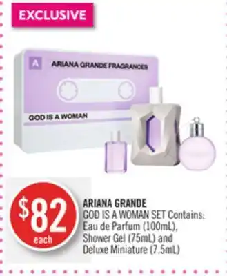 Shoppers Drug Mart Ariana grande god is a woman set offer