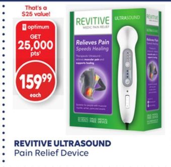 Shoppers Drug Mart Revitive ultrasound pain relief device offer