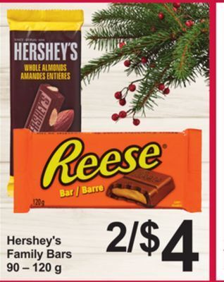 Pharmasave Hershey's family bars offer