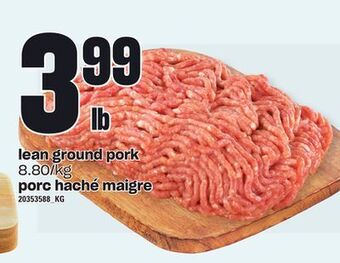 Independent City Market Lean ground pork offer