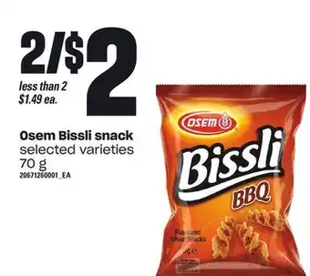 Independent City Market Osem bissli snack, 70 g offer