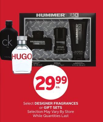 Rexall Select designer fragrances or gift sets offer
