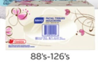Rexall Savvy facial tissues offer