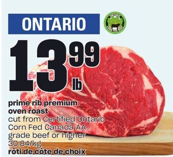 Independent City Market Prime rib premium oven roast offer