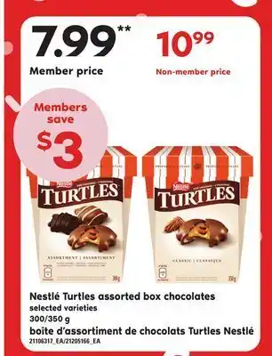 Independent City Market Nestlé turtles assorted box chocolates, 300/350 g offer