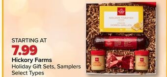PharmaChoice Hickory farms holiday gift sets, samplers offer