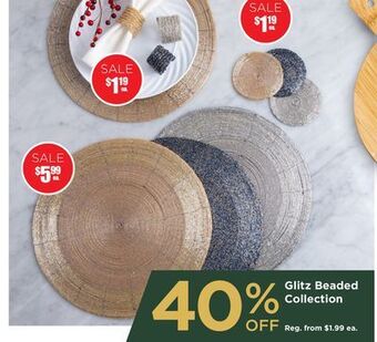 Kitchen Stuff Plus Glitz beaded collection offer