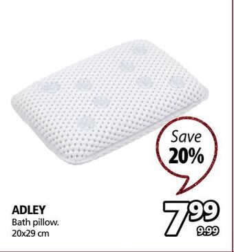 JYSK Adley bath pillow offer