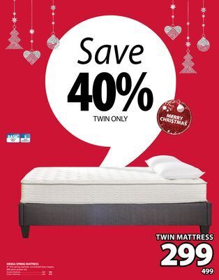 JYSK Mensa spring mattress offer