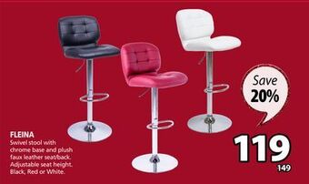 JYSK Fleina swivel stool offer
