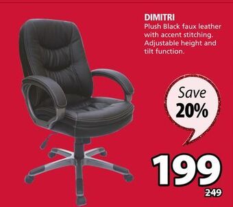JYSK Dimitri office chair offer