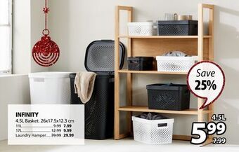 JYSK Infinity 4.5l basket offer